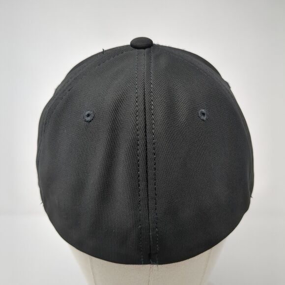 Corvette Fitted Hat Black One Size Lightweight Embroidered 6 Panel GM Official - Picture 5 of 9